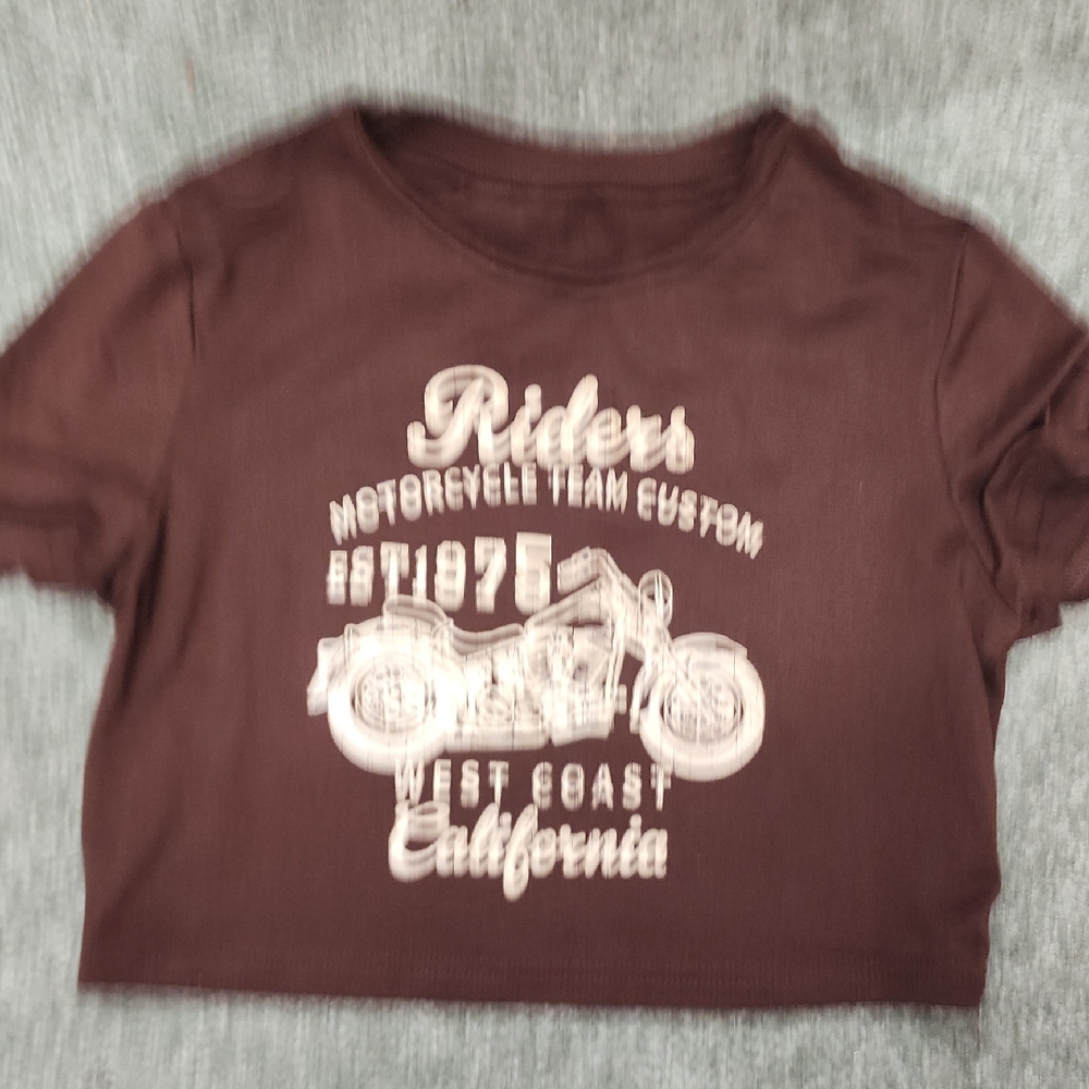 Womans Shein Crop Tshirt